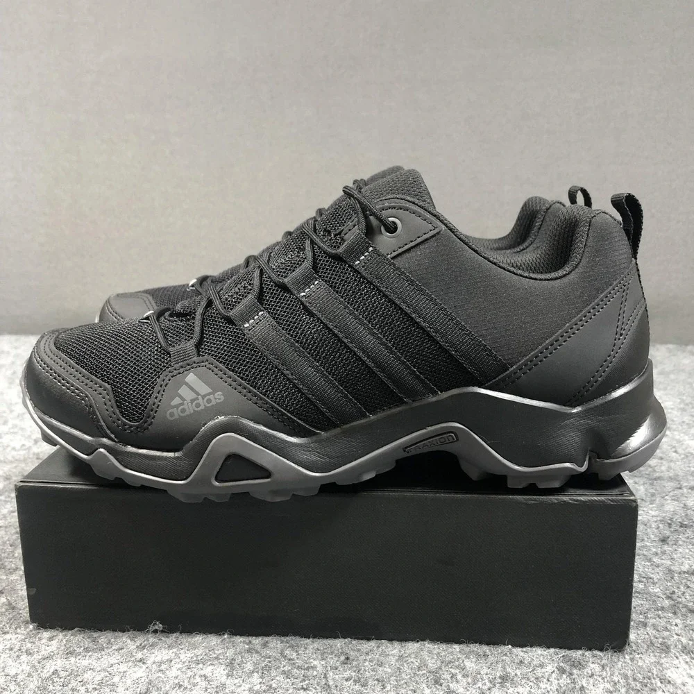 Adidas Terrex AX2S Shoes Mens Size 8.5 Black Mesh Trail Hiking Low Top Sneakers